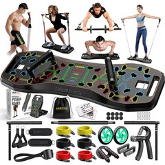 Push Up Board Kit: 36-in-1 with Ab Roller – Perfect Gift for Men & Women