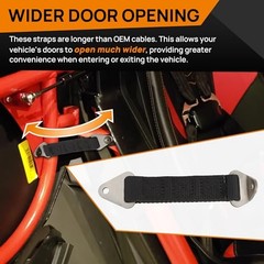 for Can Am 2020 – Present Defender Defender Max Door Limited Straps, Longer