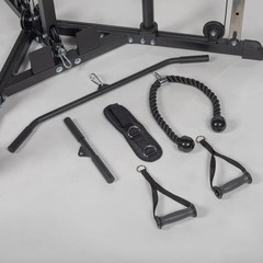 Titan Fitness Plate-Loaded Adjustable Multi-Station Functional Trainer, 660 lb,…