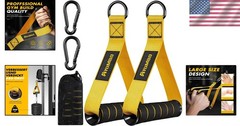 Heavy-Duty Cable Attachments & Resistance Band Handles for Home Gym Excellence