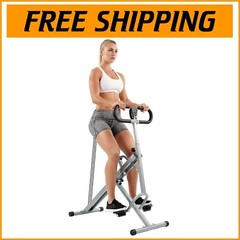 Eliminate Joint Stress with Foldable Row-N-Ride Squat Trainer for Home Workouts]