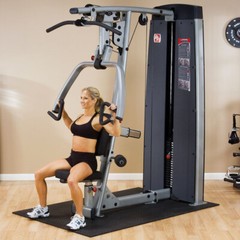 Body-Solid ProDual Press Arm Lat Machine with 210 lb. Stack