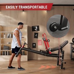 Heavy Duty 900LBS Hip Thrust Machine – Plate Loaded Glute Builder for Home Gyms.