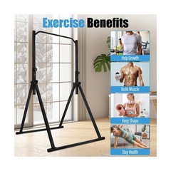 Foldable Pull Up Bar, Power Tower Workout Dip Station Height Adjustable Pull …