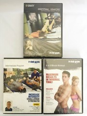 Total Gym – 3 DVD Lot 6-8 Minute Workout, Intermediate Program, Gravity Plates 