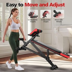 Multi-Function Roman Chair Bench for Full-Body Workout-