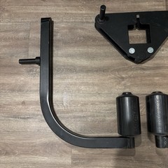 Soloflex Butterfly Attachment w/ 2 Foam Roller Pads Weight Machine Part