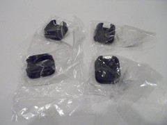Set of 4 Bowflex Ultimate Two End Caps Black 1 3/4″x 2″ 10083 New in Package