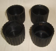 Total Gym PRO Rolling Plastic Feet Lot of 4