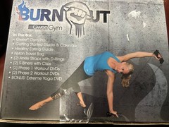 Gwee Gym Burnout Exercise Workout Kit Fitness + DVD w/ Bonus Yoga Sealed New