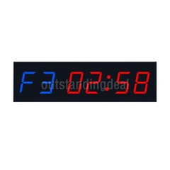 1.8″ 6-Digit LED Gym Timer Boxing Timer Supports Countdown Count-up ot25
