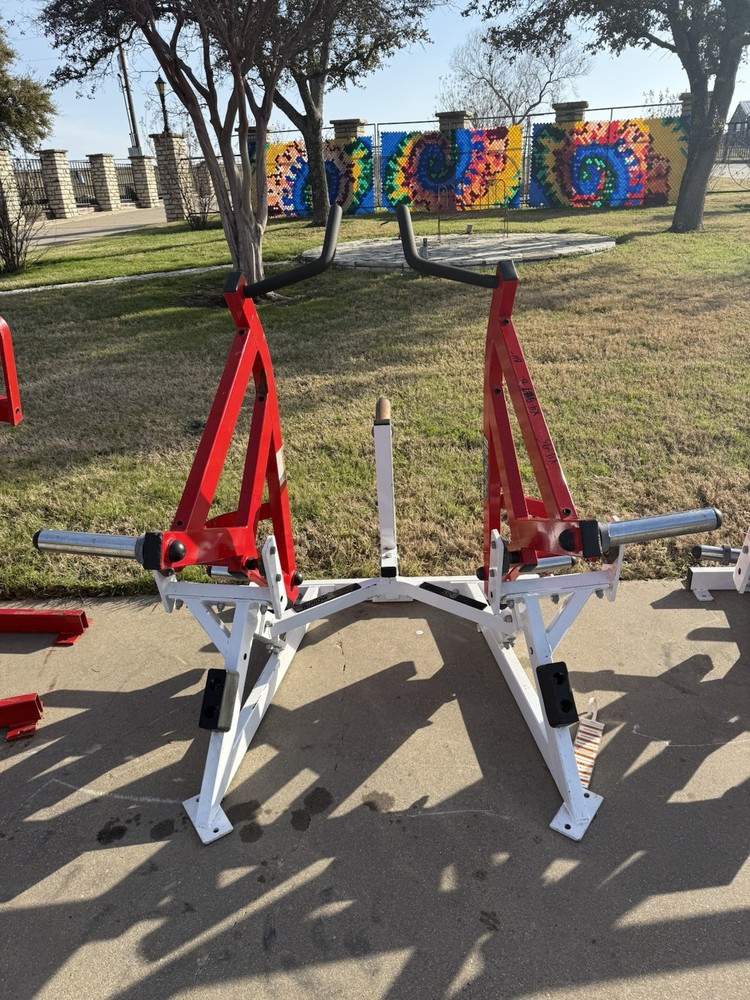 Used Hammer Strength Ground Base Twist Combo Machines (4 Sets)