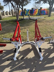 Used Hammer Strength Ground Base Twist Combo Machines (4 Sets)