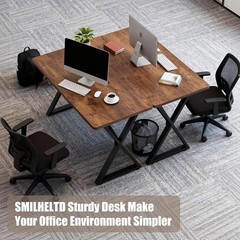 800 lb Capacity Office Desk SMILHELTD 47.2 Inch