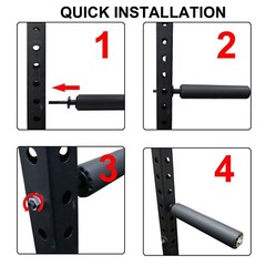 Single Leg Squat Roller Attachment for Fitness Squat Rack