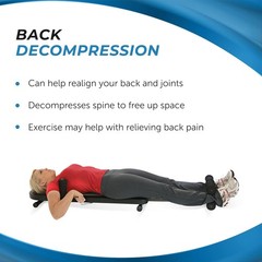 Stamina InLine Back Stretch Bench Upper and Lower Back Stretcher – No Inversi…