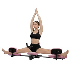 Pink Leg Stretcher Splits Trainer Adjustable Stretching Equipment for Home Gym