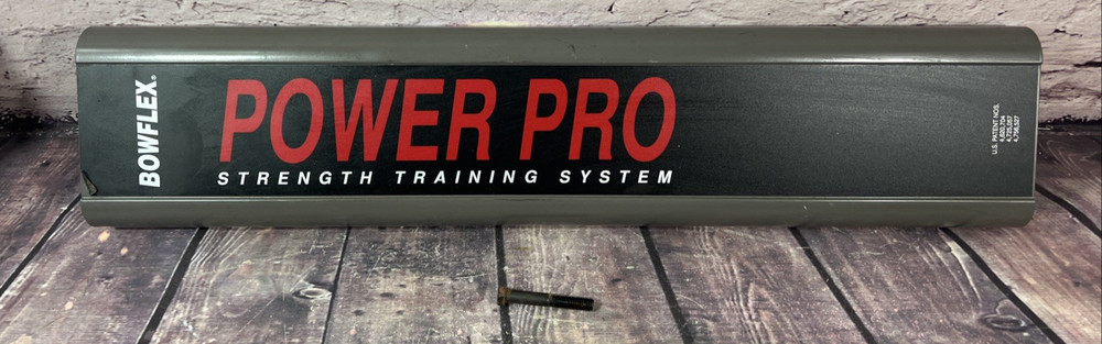 Bowflex Power Pro Name Plate with Bolt