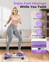 Waist Twister Machine 300Lbs, Ab Board For Women, Core Workout & Home Gym