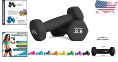 Durable Cast Iron Neoprene Dumbbells – Lightweight Weights for Diverse Workouts