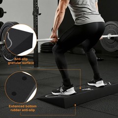 UNMERA Squat Wedge Block – Non-Slip Heel Elevator | Improves Squat Form, Mobi…