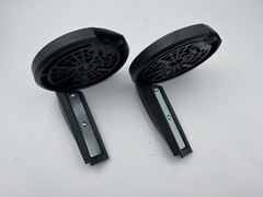 2- Bowflex 1090 Dumbbell Replacement Handle Part Black Tab Endcap Dial Lock Disc