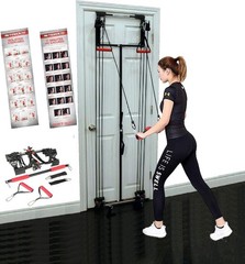 Tower 200 Door Mounted Home Gym System, Full Body Resistance Workout Equipment