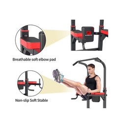 Power Tower Dip Station Workout equipment Pull up Bar for Home Gym Adjustable…