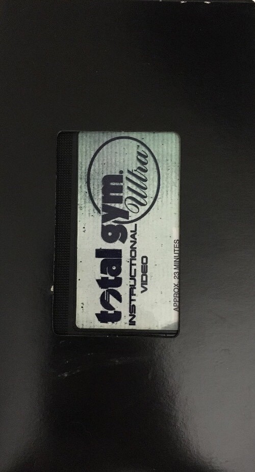 Total Gym Ultra Instructional Video VHS-TESTED-RARE VINTAGE COLLECTIBLE-SHIP N24