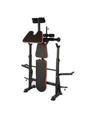 Foldable Adjustable Incline Decline Bench With Rack Leg Developer NEW