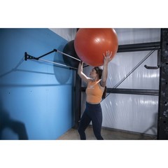 Vita Fitness 10 Ft Mounted Storage Rack for Yoga Stability Balls (For Parts)