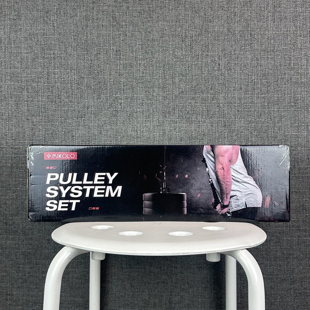 Mikolo Fitness Pulley System Set Home Gym Equipment New in Box