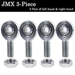 3/4” Heim Joints Rod End, JMX Series 3-Piece 3/4 inch JMX Series 3-Piece 2Pair