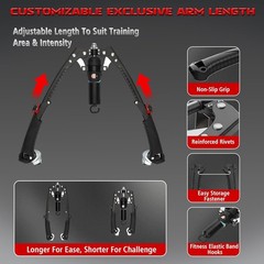 Twister Arm Trainer, 3-in-1 Adjustable Hydraulic Power Chest Workout Equipmen…