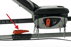 ONE USED Slider Assembly with Locking Lever Spring Pin for Bowflex Revolution