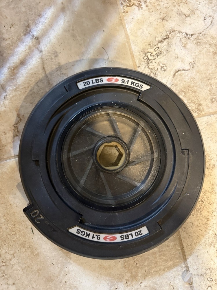 FAST SHIP – 1 – Bowflex Revolution 20Lb Spiraflex Weight Plate