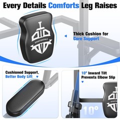 Sportsroyals Power Tower Dip Station Pull Up Bar for Home Gym Strength