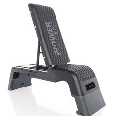 Power Systems Deck Step Bench & Weight Bench 70090 Aerobic Platform & Plyo Box