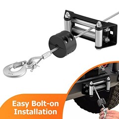 (152MM) Winch Roller Fairlead Cable Guide fit 4000-5500 LBS UTV Winches 6″