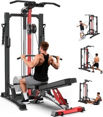 Multifunctional Home Gym Equipment Workout Station Full Body Pull Down Machine