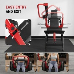 900LBS Hip Thrust Machine Plate Loaded Glute Bridge Heavy Duty Home Gym