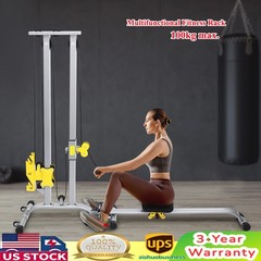 Low Row Cable Fitness Exercise Body Workout Strength Training Bar Machine