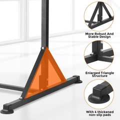 Pull Up Station, Power Tower Adjustable Pullup Bar Free Standing, H… Fast Ship