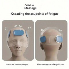 Electric Scalp & Head Massager, Heated Kneading & Air Compression Portable De…