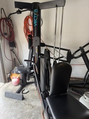 Vectra Adjustable ON-LINE 1800 Home Gym Arm Curl Chest Press Black
