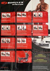 Bowflex Revolution Home Gym plus Accessory Rack, Manuals & Exercise Wall Poster