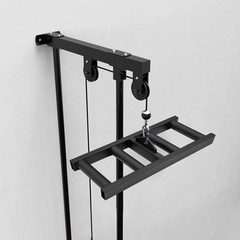 Cable Pulley Wide Grip LAT tricep Rope Pull Down up T bar Row Back Training E…