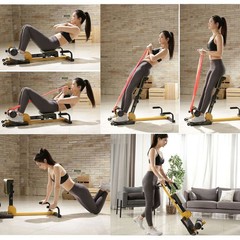 8-in-1 Home Gym Squat Station – All-in-One Core, Leg & Upper-Body Workout