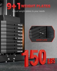 Multifunctional Home Gym Equipment Home Gym Station with Pulley System 150LBS