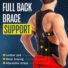 FlexGuard Posture Corrector Brace Back Support Belt Women Men Large 1-Pack